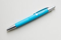 Plastová propisovací tužka - světle modrá